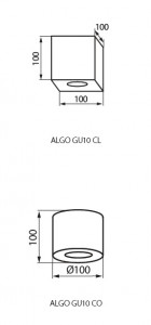   Kanlux ALGO GU10 CO-B 27033 3