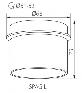   Kanlux SPAG LB/G 27320 3