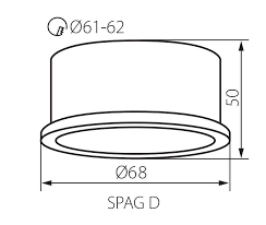   Kanlux SPAG DW/G 27327 3