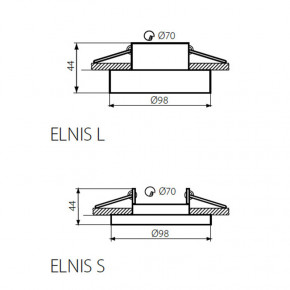   Kanlux ELNIS L W 27804 3