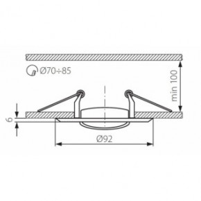   Kanlux HORN CTC-3115-SN/G 2830 3