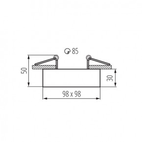   Kanlux MINI GORD DLP-50-W 28780 3