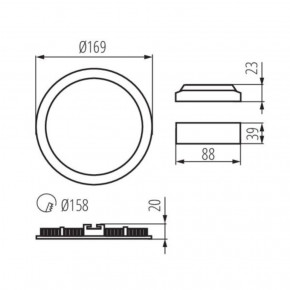   ROUNDA KANLUX 28930 3