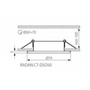   Kanlux RADAN CT-DSO50 7362 4