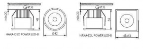   Kanlux HAXA-DSO POWER LED-B 8103 4