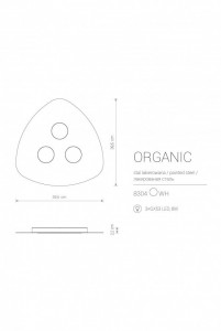   ORGANIC 3 WH Nowodvorski 8304 3