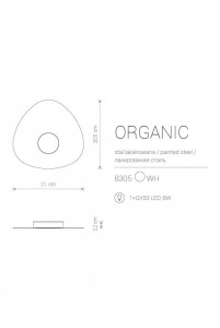   ORGANIC 1 WH Nowodvorski 8305 3