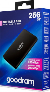   SSD Goodram 2.5 USB 256GB HX100 (SSDPR-HX100-256) 4