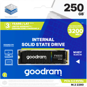  SSD M.2 2280 250GB PX600 Goodram (SSDPR-PX600-250-80) 5