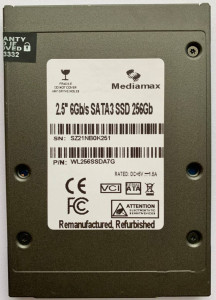 SSD  256GB Mediamax 2.5 SATAIII MLC (WL256SSDA7G) Refurbished