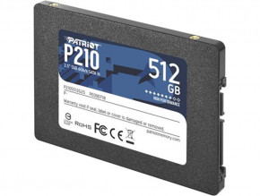  SSD  512GB Patriot P210 2.5 SATAIII TLC (P210S512G25) (1)