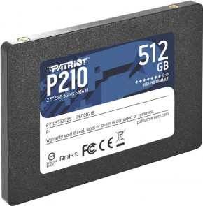  SSD  512GB Patriot P210 2.5 SATAIII TLC (P210S512G25) (2)