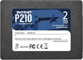 SSD  2TB Patriot P210 2.5 SATAIII TLC (P210S2TB25)