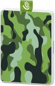   SSD 2.5 USB 500GB Seagate One Touch Camo Green (STJE500407) 4