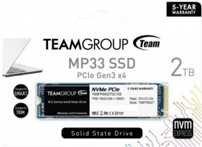   SSD Team M.2 NVMe PCIe 3.0 x4 2TB MP33 2280 TLC (TM8FP6002T0C101) 4