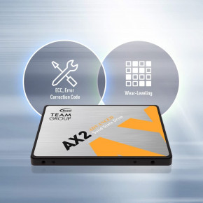 SSD  Teamgroup AX2 1TB 3D NAND TLC 2.5 SATA III (T253A3001T0C101) 5