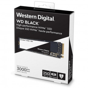 Western Digital Black SN750 NVMe SSD 250GB M.2 2280 PCIe 3.0 x4 3D NAND (TLC) (WDS250G3X0C) (1081448)