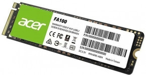 SSD  256GB Acer FA100 M.2 2280 NVMe 1.4 PCIe Gen 3x4 3D NAND, Retail (BL.9BWWA.118) 4