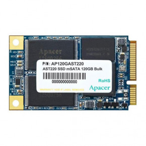   SSD Apacer mSATA 120GB 3D TLC (AP120GAST220-1)