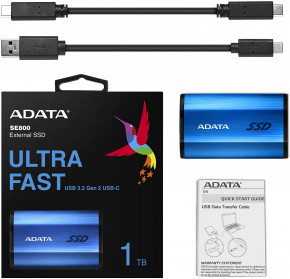  SSD USB 3.2 Gen 2 Type-C ADATA SE800 1TB (ASE800-1TU32G2-CBL) 7