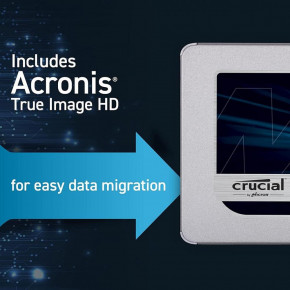 SSD  Crucial MX500 2.5 4 B (CT4000MX500SSD) 6