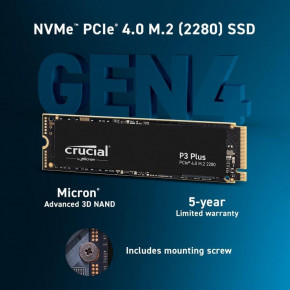 SSD  M.2 Crucial P3 Plus 4B (CT4000P3PSSD8) 3