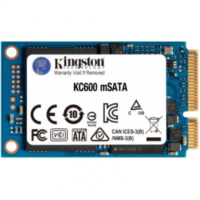  SSD mSATA 256GB Kingston (SKC600MS/256G)