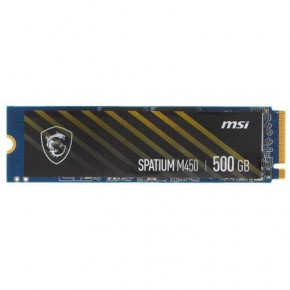  SSD 500GB MSI Spatium M450 M.2 2280 PCIe 4.0 x4 NVMe 3D NAND TLC (S78-440K190-P83)