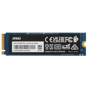  SSD 500GB MSI Spatium M450 M.2 2280 PCIe 4.0 x4 NVMe 3D NAND TLC (S78-440K190-P83) 3