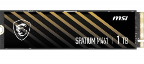  SSD 1TB MSI Spatium M461 M.2 2280 PCIe 4.0 x4 NVMe 3D NAND TLC (S78-440L1D0-P83)