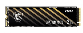  SSD 2TB MSI Spatium M470 M.2 2280 PCIe 4.0 x4 NVMe 3D NAND TLC (S78-440Q470-P83)