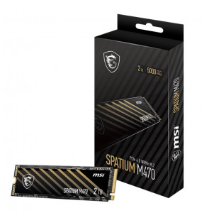  SSD 2TB MSI Spatium M470 M.2 2280 PCIe 4.0 x4 NVMe 3D NAND TLC (S78-440Q470-P83) 6