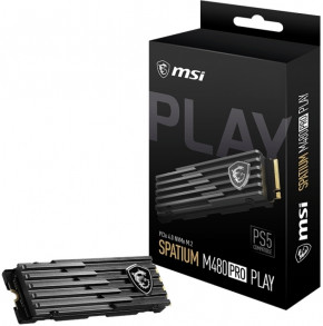  SSD 2TB MSI Spatium M480 Pro Play M.2 2280 PCIe 4.0 x4 NVMe 3D NAND TLC (S78-440Q610-P83) 6