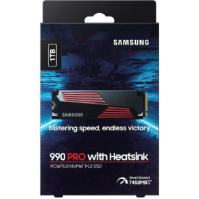  SSD  M.2 Samsung 990 PRO with Heatsink 1TB (MZ-V9P1T0CW) (7)