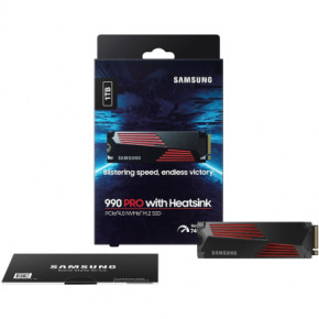  SSD  M.2 Samsung 990 PRO with Heatsink 1TB (MZ-V9P1T0CW) (9)