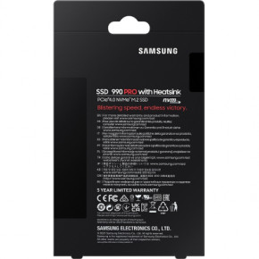  SSD  M.2 Samsung 990 PRO with Heatsink 1TB (MZ-V9P1T0CW) (10)