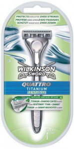    Wilkinson Sword Quattro Titanium Sensitive (876242)