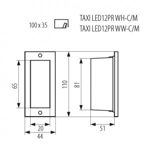    Kanlux TAXI SMD PC/M-NW 26463 3