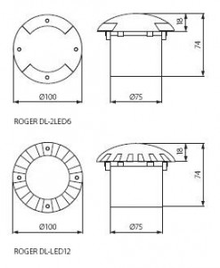   Kanlux Roger Dl-Led12 7280 3