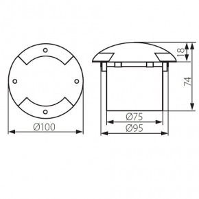   Kanlux Roger Dl-2Led6 7281 3