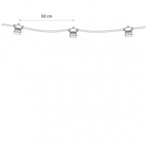  Nowodvorski 7872 FESTOON LIGHTS 15E27, 9M, IP65 CN 5