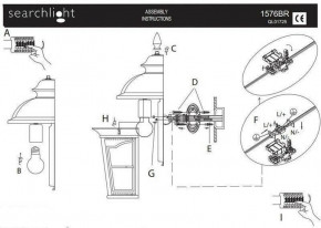    Searchlight POMPEII 1576BR 3