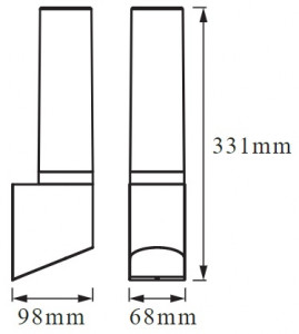   ENDURA STYLE LANTERN FLARE WALL 7w (470Lm) 3000K (4058075478039) 4