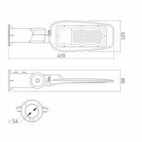 LED   VIDEX () 30W 5000K  (VL-SLe14-305) 4