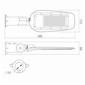 LED   VIDEX () 50W 5000K ѳ (VL-SL14-505) 4