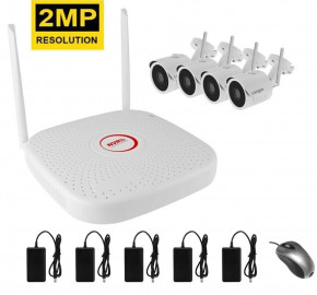     4  Longse WIFI 3604-2Mp Kit 4, 300 , 2 , FullHD 1080P