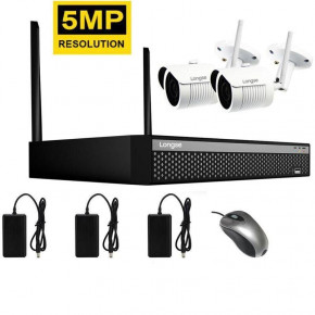    WIFI  2  Longse WIFI 3604-5Mp Kit 2, 300 , 5 , Quad HD 7