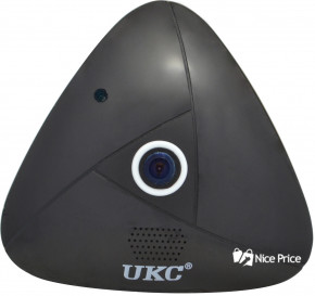   VR IP WiFi  UKC 3630 3mp 360 Black (4947) #S/O