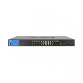  Linksys SB 28 LGS328PC-EU POE+ 4 x1G SFP, 250W (LGS328PC-EU) 3