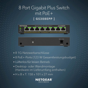  NETGEAR GS308EPP (GS308EPP-100PES) 8